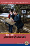 UWEC 2009-2011 Graduate Catalog Cover Thumbnail 