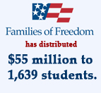 Families of Freedom Scholarship Fund Logo and Ticker