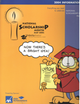 National Scholarship Month 2004 Info Kit with Garfield the Cat